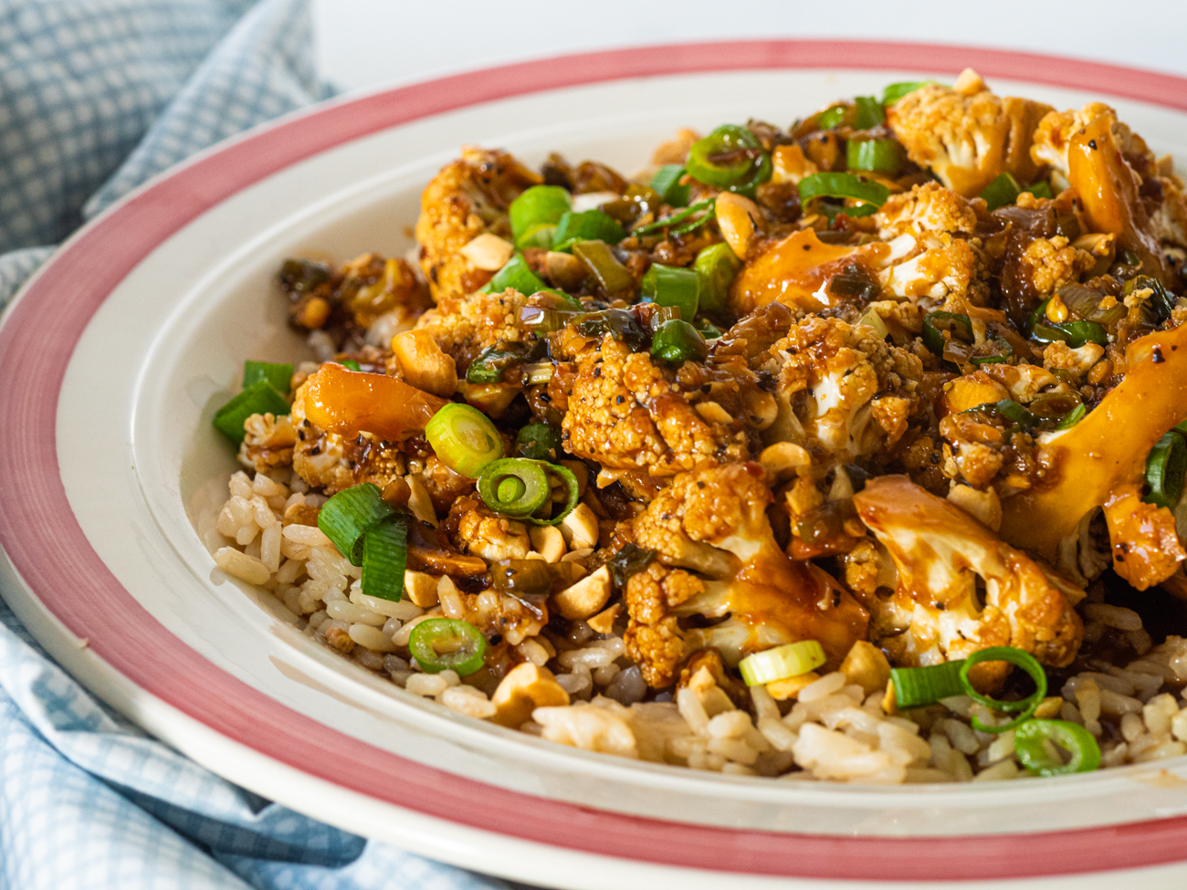 Kung Pao Cauliflower Live Play Eat