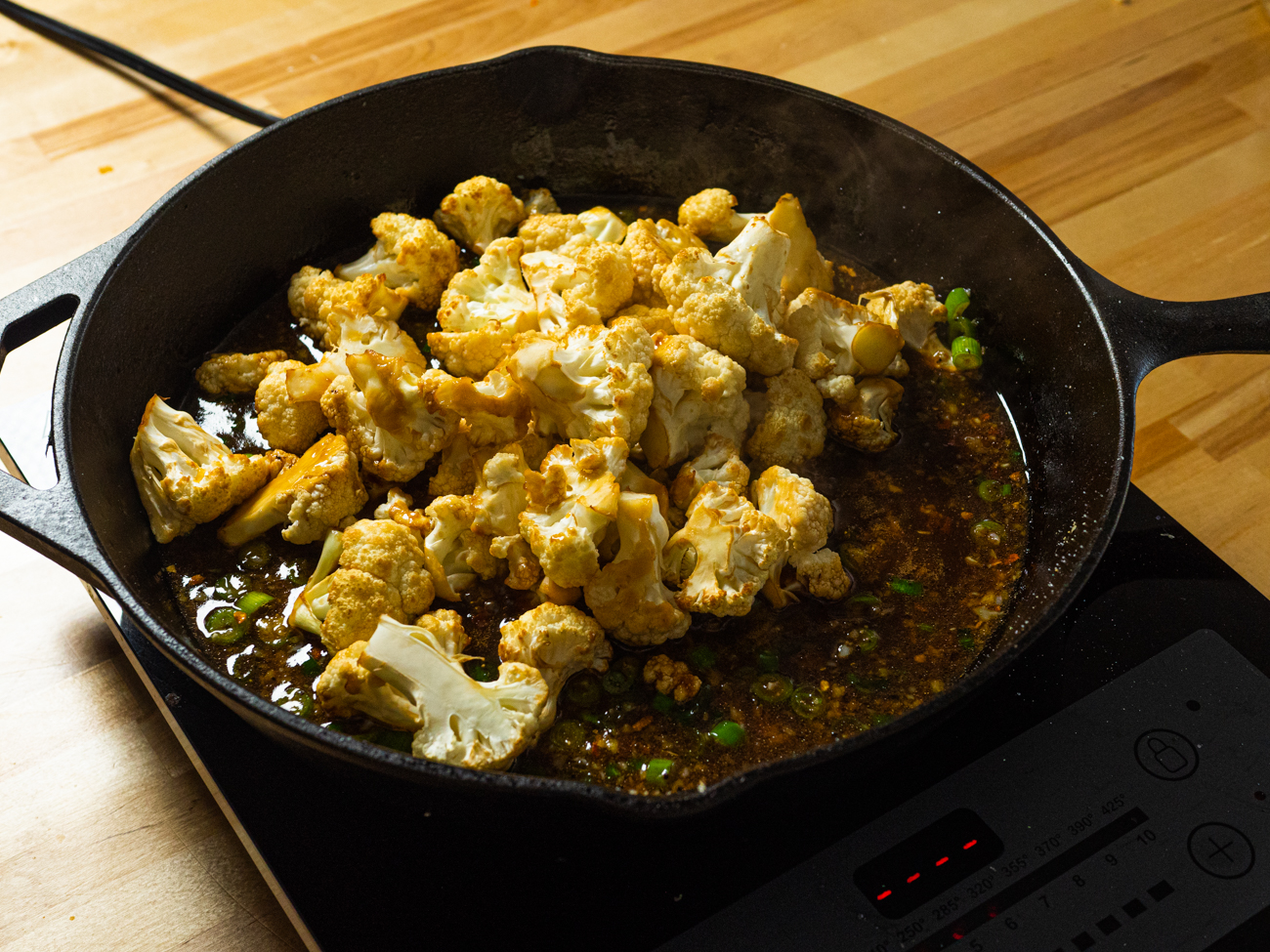 Kung Pao Cauliflower Cooking Panda