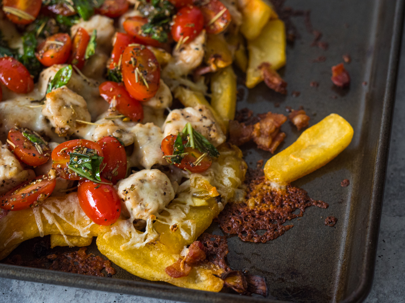 Italian Potato Wedge Nachos Live Play Eat