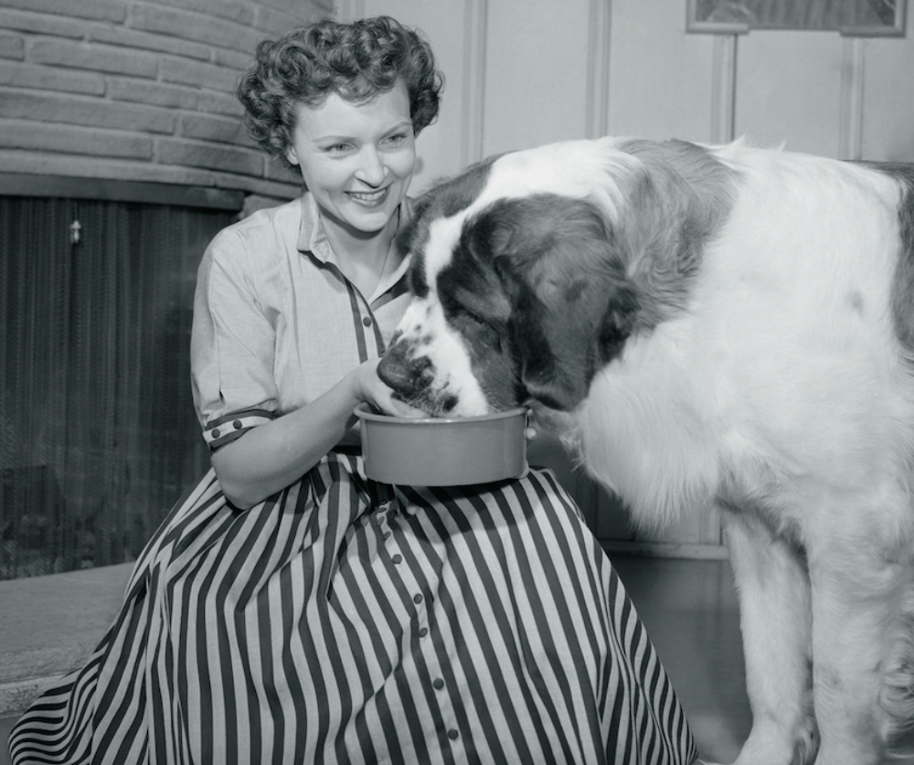 Betty White and her dog, Stormy