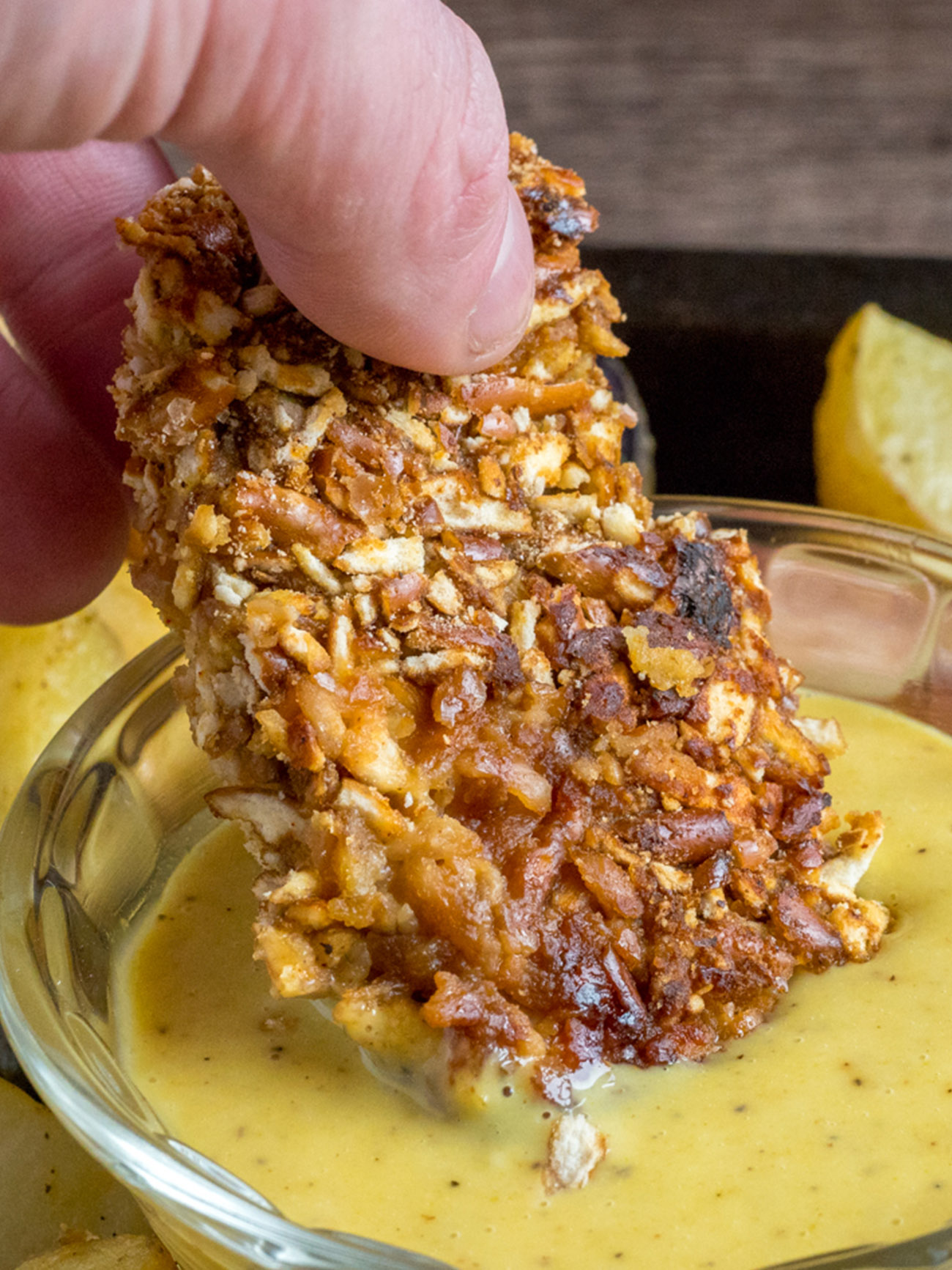 Sheet Pan Honey Mustard Pretzel Chicken Live Play Eat