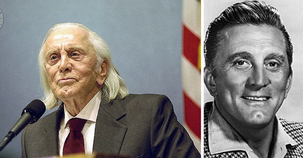 Kirk Douglas through the years