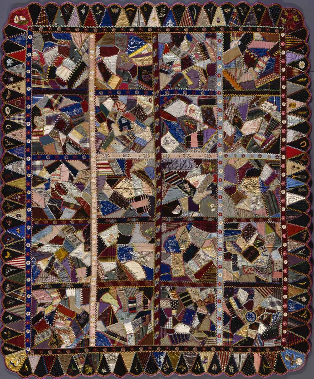 1890s crazy quilt
