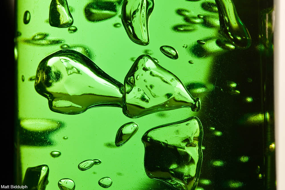 green aloe vera gel