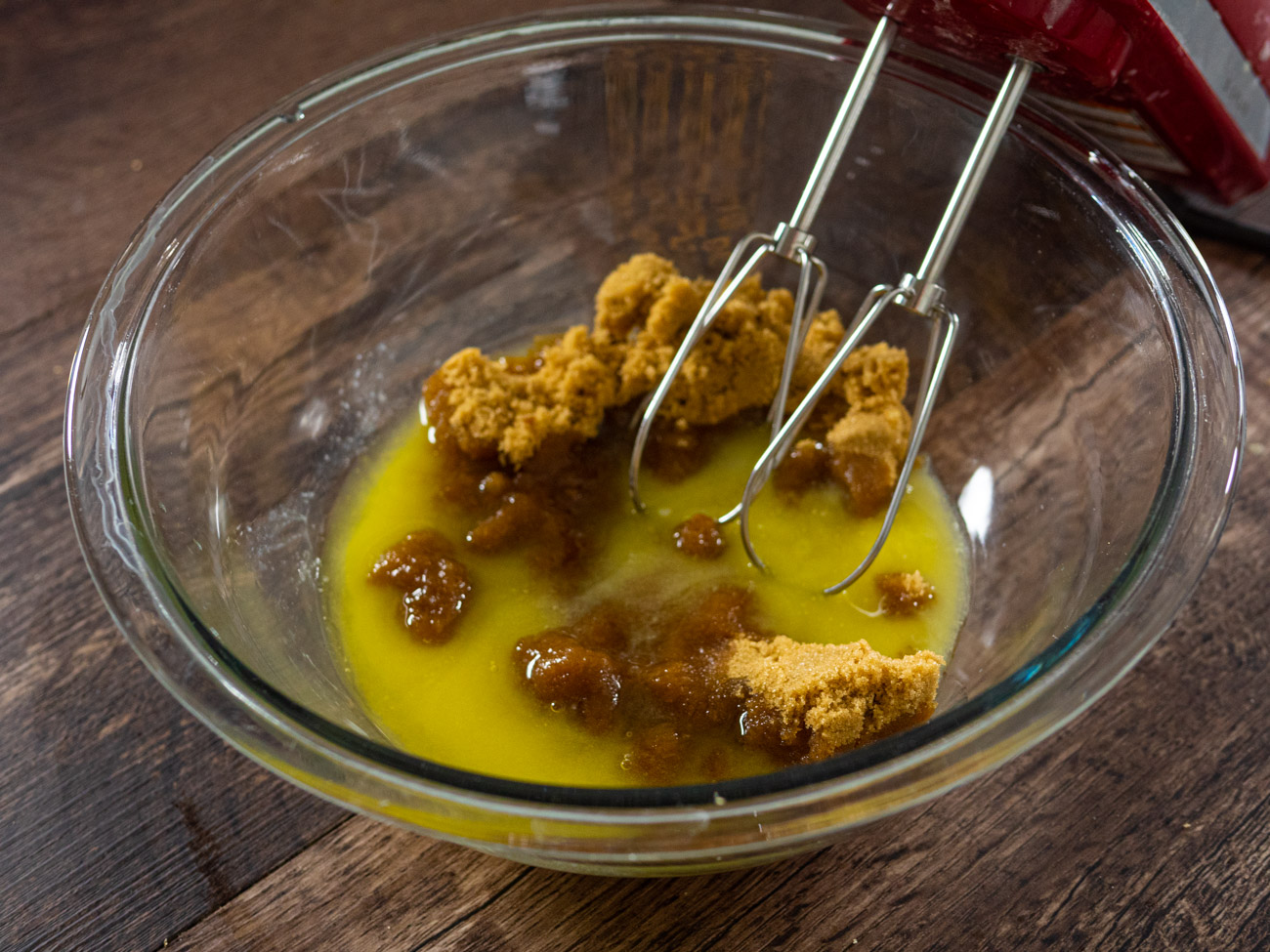Frosted Coffee Squares being made
