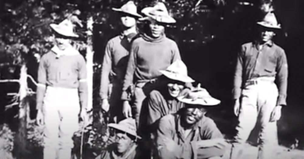 The 24th Infantry of the 9th Cavalry, was deployed to protect Yosemite National Park in 1903.
