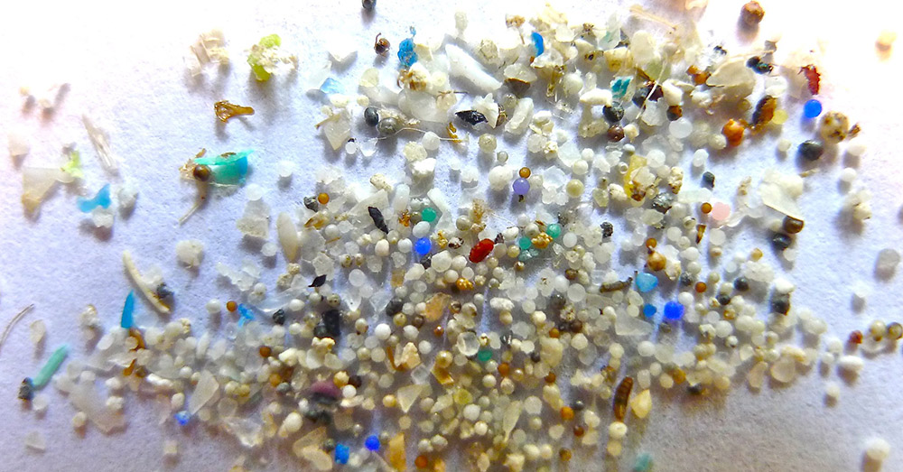 Microplastics are the result of plastic pollution.