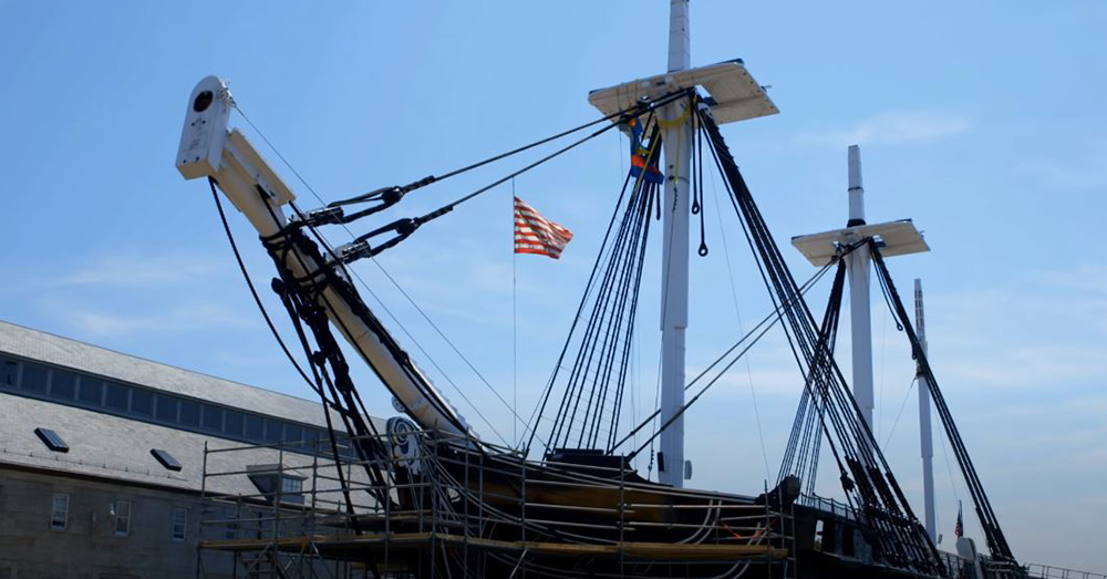 The USS Constitution is 220 years old.