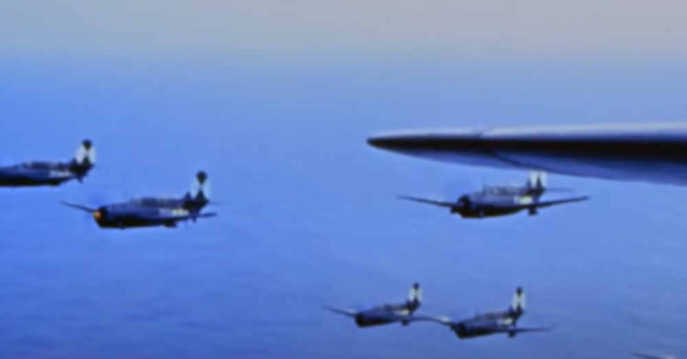 For four days, fighter pilots tried to get each other in their sights above the Coral Sea.
