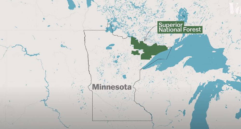 The Boundary Waters are located in Northern Minnesota.
