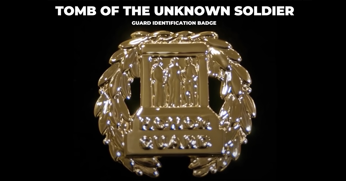 The Badge of a Tomb Guard.