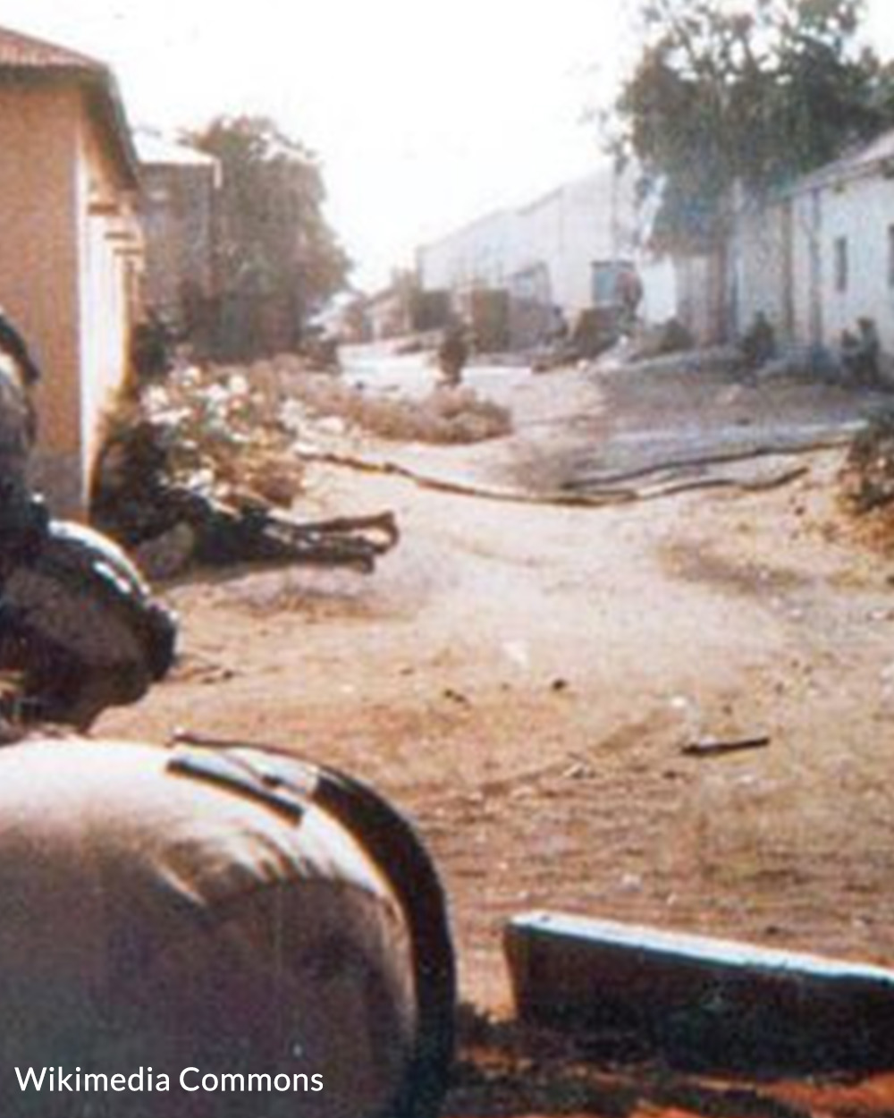 Members of Task Force Ranger under fire in Somalia.