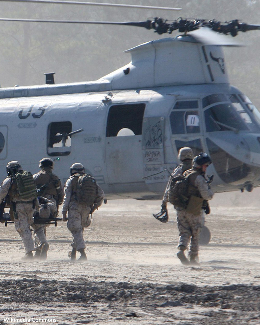U.S. Marines respond to people in need around the world.