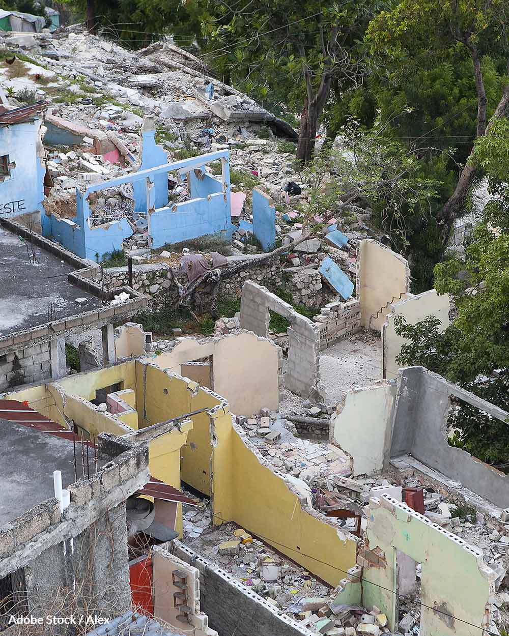 Much of Haiti is in ruins after a devastating earthquake.